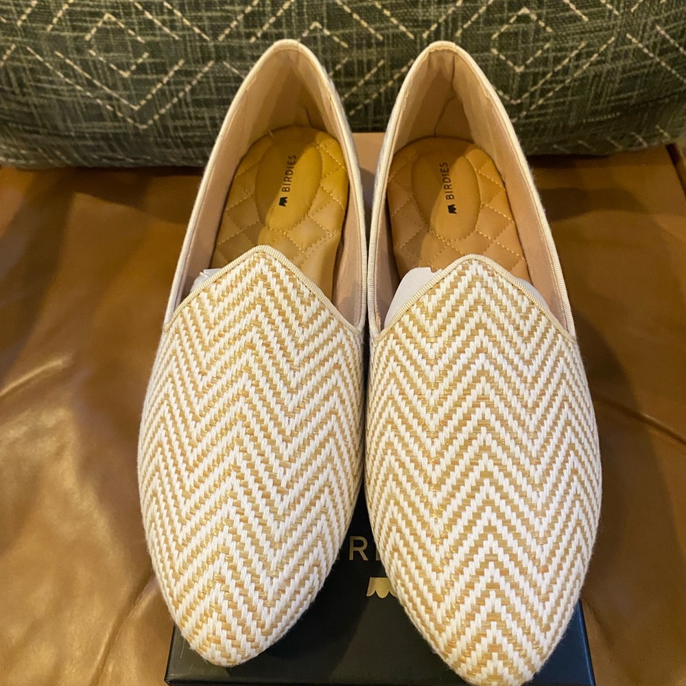Birdies Chai Chevron NWT Size 10 Heron